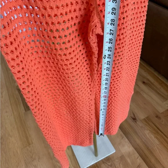 Aerie - Orange Crochet Vacay Knit Set - medium top + medium bottom NWOT - Picture 17 of 17